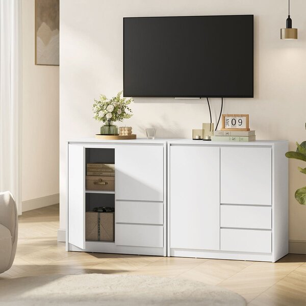 Ντουλάπι Δαπέδου Με 2 Συρτάρια (70x40x74.5) Vasagle BBK243W01V1