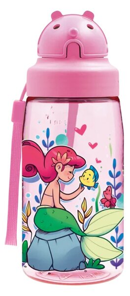 Παγούρι 450ml Με Καλαμάκι Laken The Little Mermaid