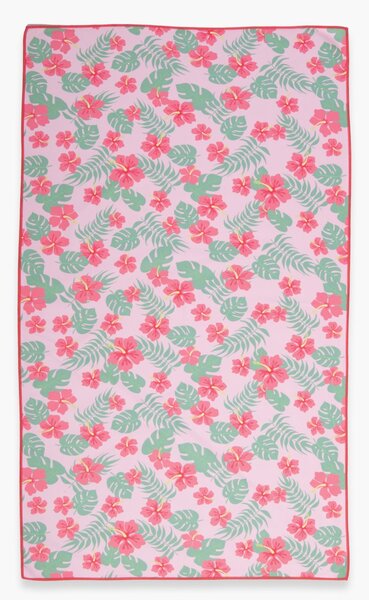 Παιδική Πετσέτα Θαλάσσης Microfiber (70x120) Nef-Nef Homeware Let's Go Tropic Pink