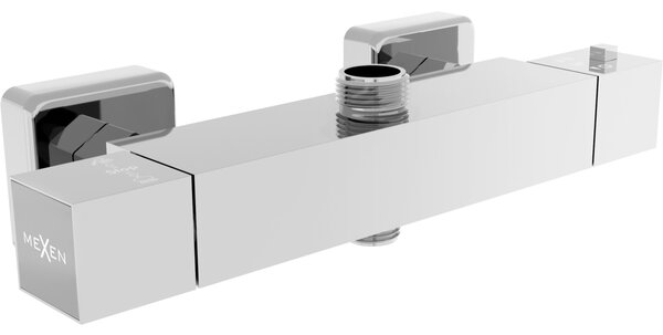 Mexen Cube θερμοστατική μπαταρία ντους, χρωμέ - 77250-00