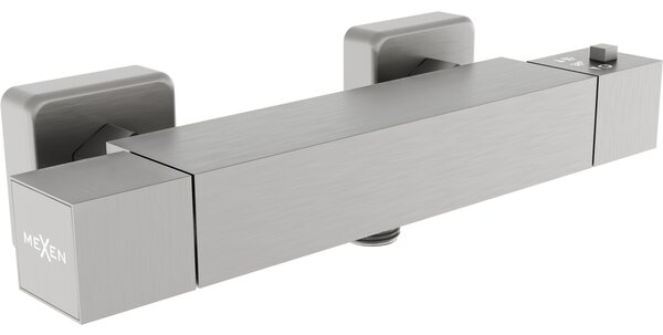 Mexen Cube θερμοστατική μπαταρία ντους, γραφίτης - 77200-66