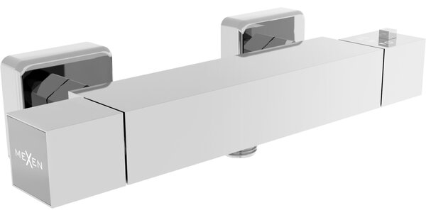 Mexen Cube θερμοστατική μπαταρία ντους, χρώμιο - 77200-00