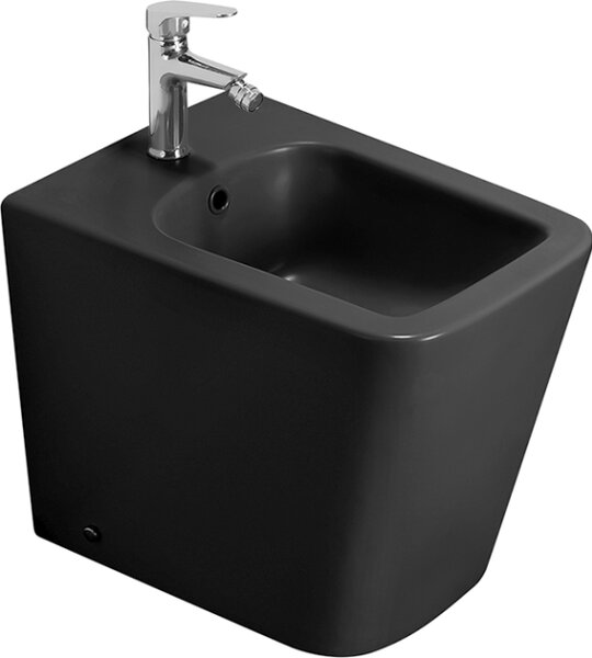 Mexen Cube μπιντέ δαπέδου, ματ μαύρο - 36925085