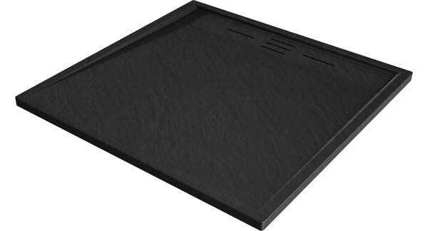 Mexen Amon τετράγωνη ντουζιέρα SMC 80 x 80 cm, μαύρη - 4F708080