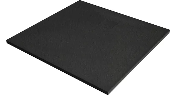 Mexen Bert τετράγωνη ντουζιέρα SMC 80 x 80 cm, μαύρη - 4K708080