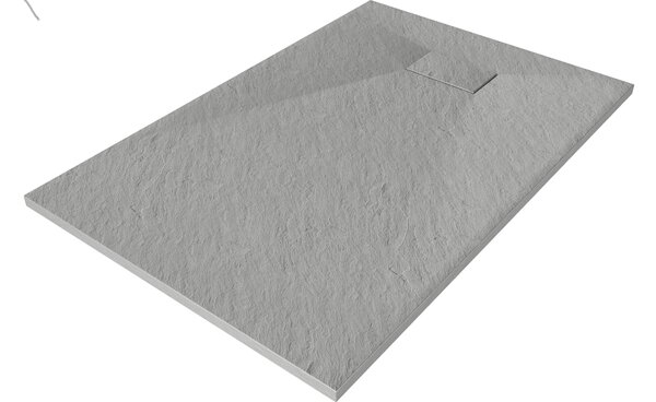 Mexen Hugo ορθογώνιος δίσκος ντους SMC 100 x 80 cm, γκρι - 42618010