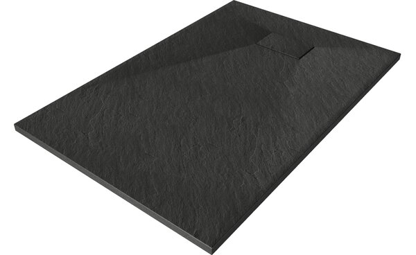 Mexen Hugo ορθογώνιος δίσκος ντους SMC 120 x 90 cm, μαύρος - 42709012