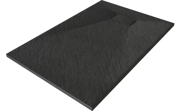 Mexen Hugo ορθογώνιος δίσκος ντους SMC 120 x 90 cm, μαύρος - 42709012