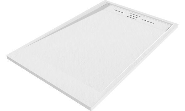 Mexen Amon ορθογώνιος δίσκος ντους SMC 120 x 80 cm, λευκός - 4F108012