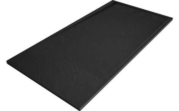 Mexen Amon ορθογώνιος δίσκος ντους SMC 140 x 70 cm, μαύρο - 4F707014