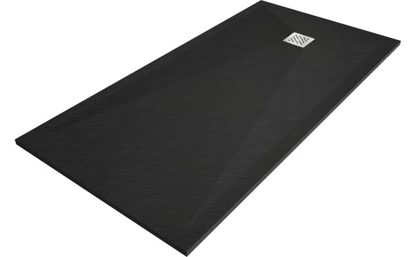 Mexen Stone+ ορθογώνιο σύνθετο ντους 200 x 90 εκ., μαύρο - 44709020