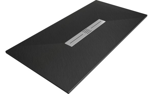 Mexen Toro ορθογώνιος δίσκος ντους SMC 200 x 90 cm, μαύρος - 43709020