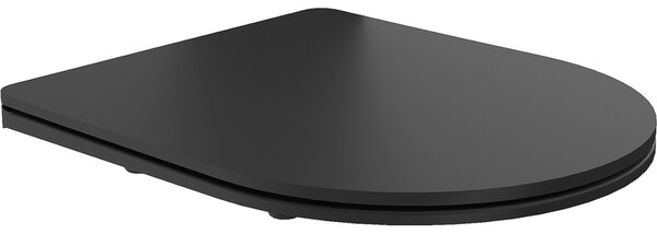 Mexen Καθώς κατεβαίνει αργά slim, duroplast, μαύρο ματ - 39100185