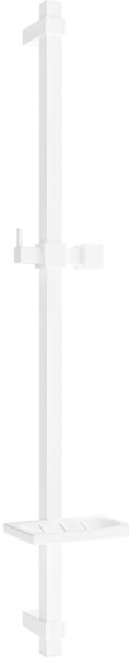 Mexen DQ ράβδος ντους με σαπουνοθήκη 80 cm, λευκή - 79381-20