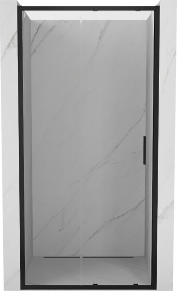 Mexen Exo συρόμενη πόρτα ντους 105 cm, διάφανη, μαύρη - 8151-105-000-70-00