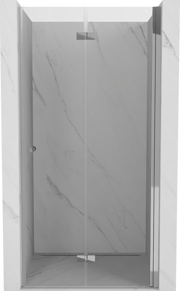 Mexen Mist-F διπλωτές πόρτες ντους δεξιά 80 cm, διαφανές, χρώμιο - 8A6-080-000-01-00-P