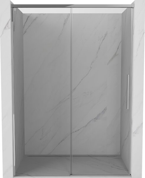 Mexen Rox συρόμενη πόρτα ντους 140 cm, διαφανής, χρώμιο - 8C2-140-000-01-00