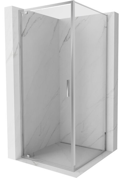 Mexen Exo-BR καμπίνα ντους ανοιγόμενη 90 x 90 cm, διάφανη, χρώμιο - 8181-090-090-01-00
