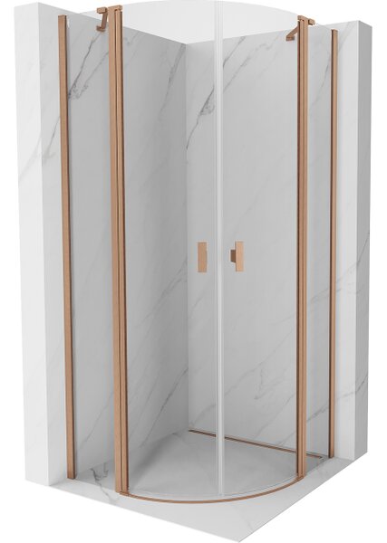 Mexen Mist καμπίνα ντους ημικυκλική ανοιγόμενη 80 x 80 cm, διαφανής