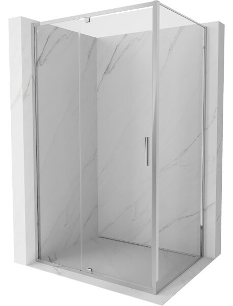 Mexen Exo καμπίνα ντους κεκλιμένη 145 x 70 cm, διαφανής, χρώμιο - 819-145-070-01-00