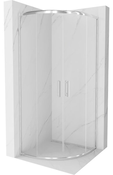 Mexen Rio καμπίνα ντους ημικυκλική 70 x 70 cm, διαφανής, χρώμιο - 863-070-070-01-00