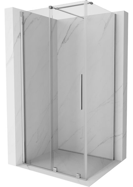 Mexen Velar Συρόμενη καμπίνα ντους 120 x 90 εκ., διαφανής, χρώμιο - 871-120-090-01-01