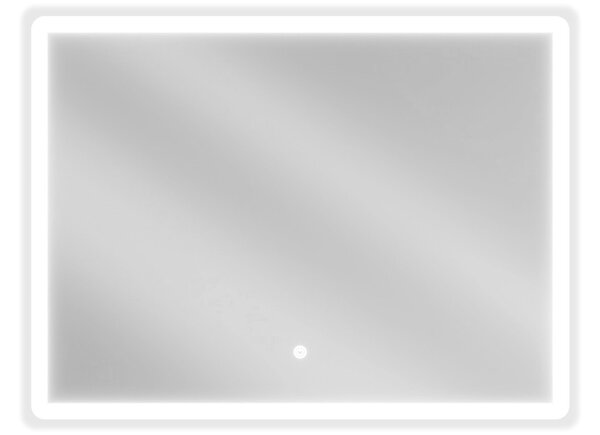 Mexen Navia καθρέφτης μπάνιου με φωτισμό 80 x 60 cm, LED 6000K, αντιθαμβωτικός