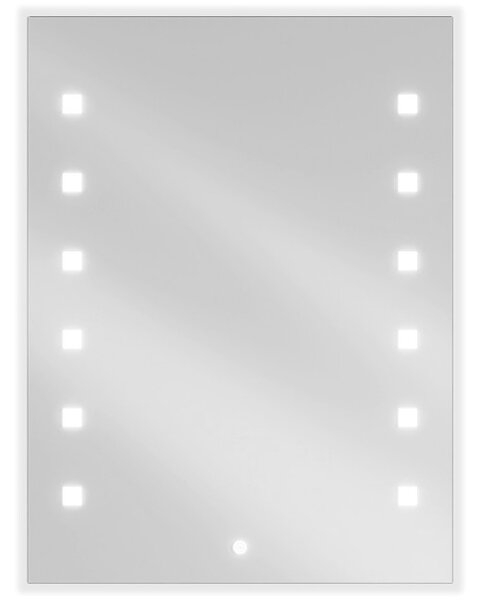 Mexen Ner φωτιζόμενος καθρέφτης μπάνιου 60 x 80 cm, LED 6000K, αντιθαμβωτικός