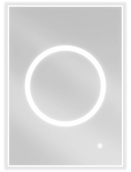 Mexen Koga Φωτιζόμενος καθρέφτης μπάνιου 50 x 70 εκ., LED 6000K, αντιθαμβωτικός