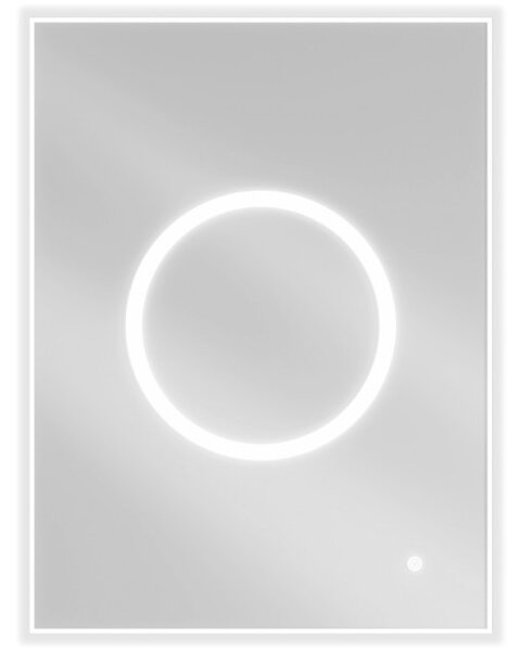 Mexen Koga φωτιζόμενος καθρέφτης μπάνιου 60 x 80 cm, LED 6000K, αντιθαμβωτικός