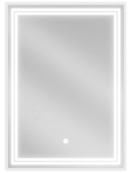 Mexen Taco φωτιζόμενος καθρέφτης μπάνιου 50 x 70 cm, LED 6000K, κατά της υγρασίας