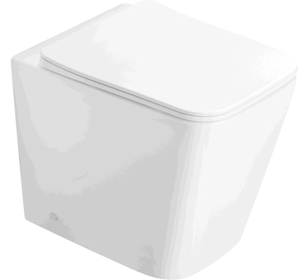 Mexen Cube προεξέχοντες λεκάνη τουαλέτας Rimless με κάθισμα αργής πτώσης slim