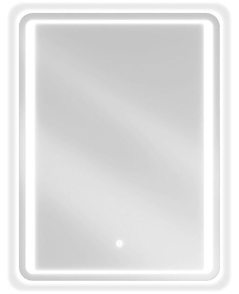 Mexen Zusa καθρέφτης μπάνιου με φωτισμό 60 x 80 cm, LED 6000K, αντιθαμβωτικός