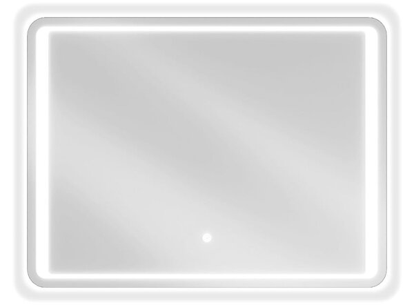 Mexen Zusa καθρέφτης μπάνιου με φωτισμό 80 x 60 εκ, LED 6000K, αντιθάμβωση