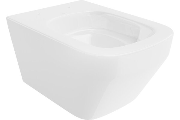 Mexen Riva λεκάνη τουαλέτας Rimless Tornado, λευκή γυαλιστερή - 3363XX00T