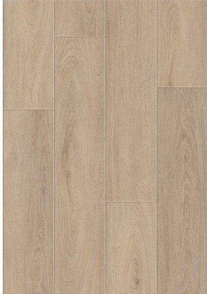 Mexen Palmdale πλακάκια βινυλίου 1240 x 182 mm SPC 6,5 mm, υπόστρωμα IXPE 1,5 mm, 4 V-Fuga, Δρυς