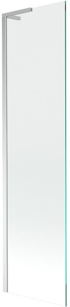 Mexen Next L παραβάν μπανιέρας μονόφυλλο 50 x 150 cm, διάφανο, χρώμιο