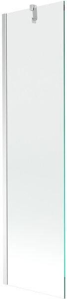 Mexen Next παραβάν μπάνιου 1 πτέρυγας 50 x 150 cm, διάφανο, χρώμιο - 895-050-000-00-00-01
