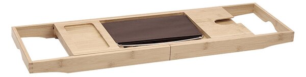 Mexen Bamboo ράφι μπανιέρας 70-100 cm, φυσικό μπαμπού - 701270-00
