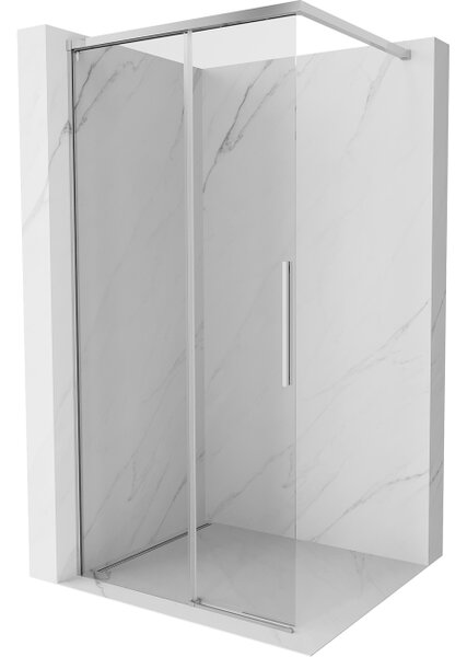Mexen Rox Παραβάν ντους Walk-in 75 x 200 cm, διάφανο 8 mm, χρώμιο - 8C2-075-003-01-00
