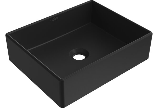 Mexen Goya νεροχύτης πάγκου 40 x 32 εκ., μαύρο ματ - 22184085