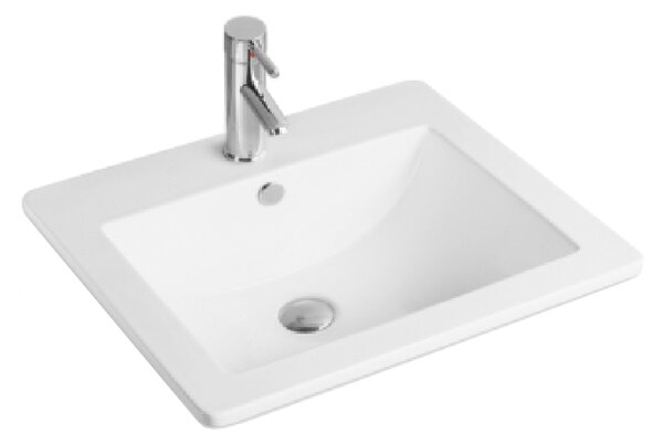 Mexen Lora εντοιχισμένος νιπτήρας 53 x 46 cm, λευκός - 25365300