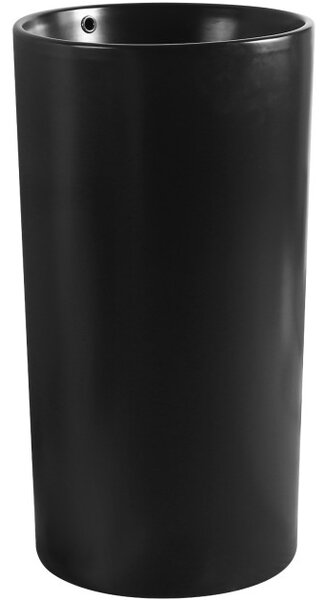 Mexen Nerda μαύρος ματ ελεύθερος νιπτήρας 46 x 46 cm - 26084670