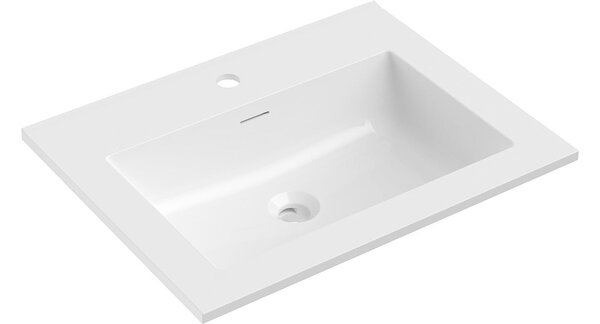 Mexen Otis εντοιχισμένος νιπτήρας 61 x 46,5 cm, λευκή γυαλάδα - 25186000