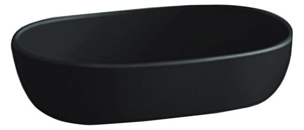Mexen Viki επιτραπέζιος νιπτήρας 59 x 40 cm, μαύρο γυαλιστερό - 21056070