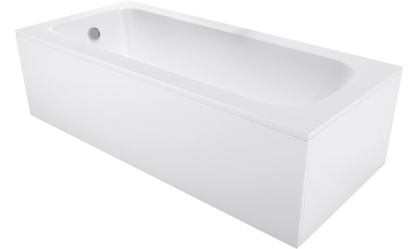 Mexen Vega ορθογώνια μπανιέρα 120 x 70 cm με επένδυση, λευκή - 55011207000X