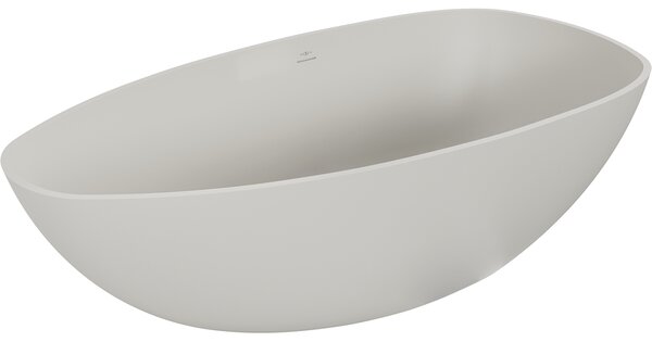 Mexen Imola Ελεύθερη μπανιέρα από κογκλουμεράτο 150 x 77 cm, ματ σκυρόδεμα