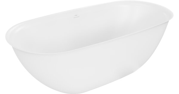 Mexen Siena ελεύθερη μπανιέρα από κογκλόμερα 170 x 80 cm, λευκό ματ - 57291708000