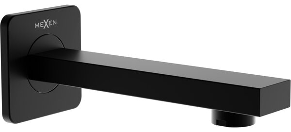 Mexen Cube τοίχος μπανιέρας μίκτης, μαύρη - 79370-70