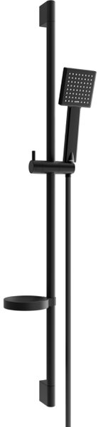 Mexen DS45 σετ ντους με συρόμενη ράβδο, μαύρο - 785454583-70